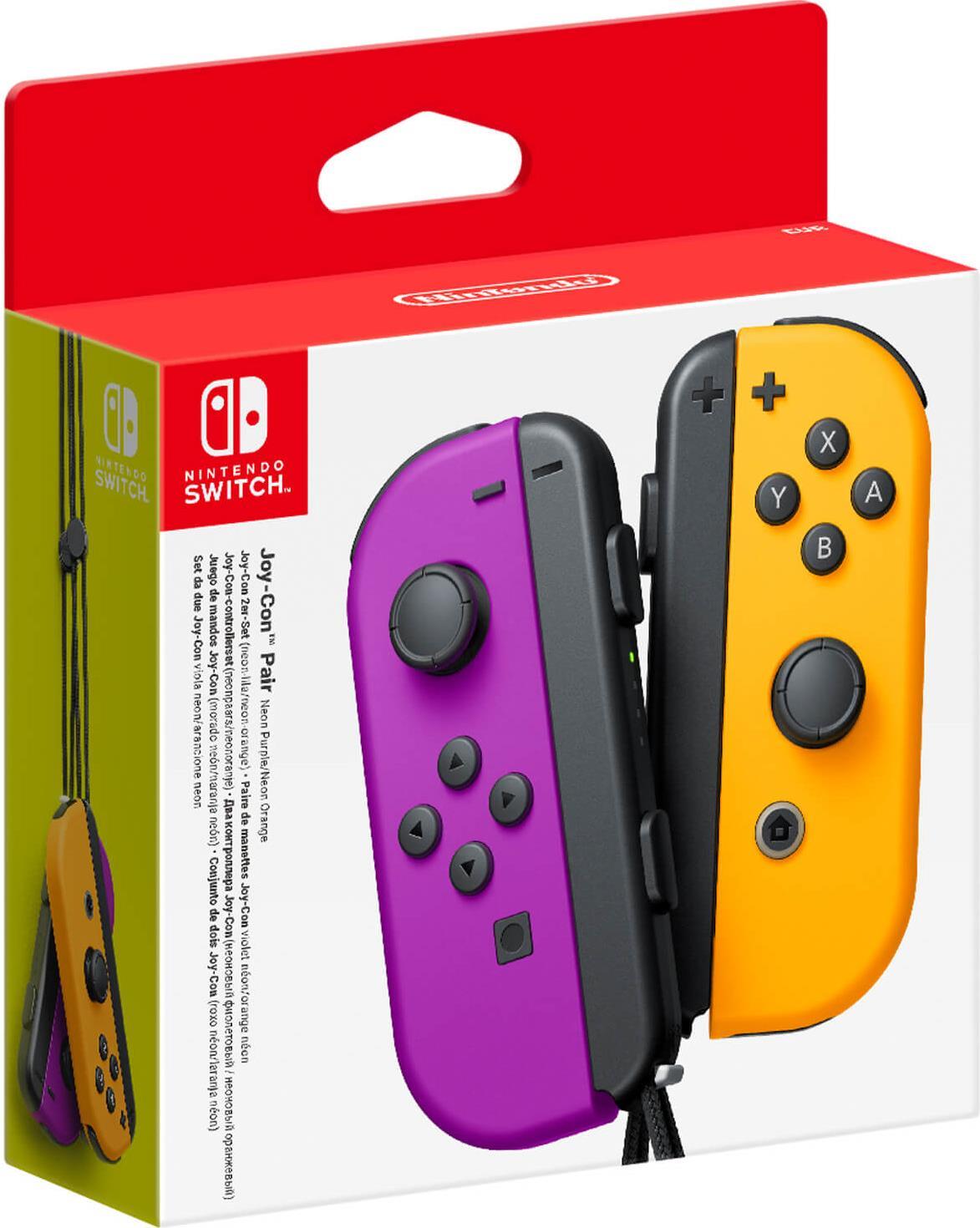 Nintendo Joy-Con Gamepad Nintendo Switch Analog / Digital Bluetooth Schwarz - Orange - Violett (10002888)