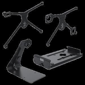 Ergonomic Solutions SpacePole TabPrint Curve ? groß ? SpacePole TabPrint Curve, ausgelegt für größere Druckermodelle (142 × 204 × 132?mm)? Kompatibel mit Tablets von 7' bis 12,9' sowie einer Vielzahl von TabPOS®-Halterungen? Mit einem Neigungsbereich von