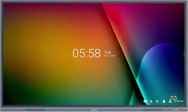 Viewsonic IFP7533-G Signage-Display Interaktiver Flachbildschirm 190,5 cm (75) LCD 350 cd/m² 4K Ultra HD Schwarz Touchscreen Eingebauter Prozessor Android 11 (IFP7533-G)