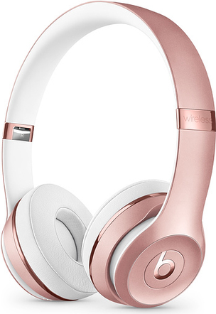 Apple Beats Solo3 - Kopfhörer mit Mikrofon - On-Ear - Bluetooth - kabellos - 3,5 mm Stecker - Geräuschisolierung - Rosegold (MX442ZM/A)