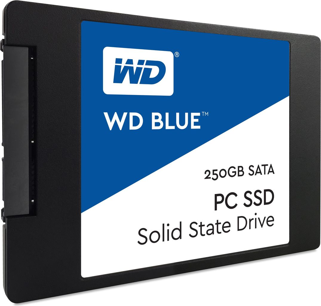 WD Blue PC SSD WDS250G1B0A - SSD - 250GB - intern - 2.5 (6,4 cm) - SATA 6Gb/s (WDS250G1B0A)