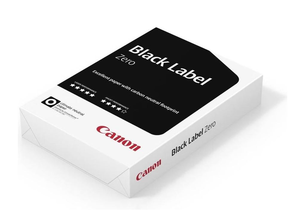 Canon Black Label Zero 99840354 Universal Druckerpapier Kopierpapier DIN A4 80 g/m² 2500 - DIN A4 - 80 g/m² -Verpackungseinheit = BX,  Anzahl Blätter pro Verpackungseinheit: 2500 (99840354)