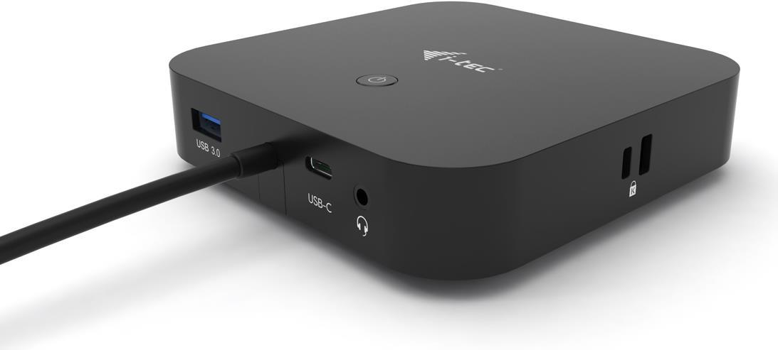 I-TEC USB-C Dual Display MST Docking Station - ohne USB-C-Ladeadapter - 2x DP 1x GLAN 3x USB 3.1 2x USB 2.0 1x USB-C-Datei 1x Audio/Mic Jack 1x 100W USB-C PD (C31DUALDPDOCKPD)