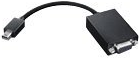 Lenovo - VGA-Kabel - Mini DisplayPort (M) zu HD-15 (VGA) (W) - 20cm - für Lenovo ThinkPad Helix, ThinkPad L570, P51, T430, T430i, T431s, T470p, T530, T530i, W550s, X1, X1 Yoga, X240, X250, X260 (0A36536)