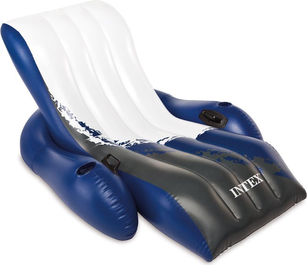 Intex 58868EU Aufblasbares Spielzeug für Pool & Strand Schwarz - Blau - Weiß Schwimmender Lounge-Sessel (58868EU)