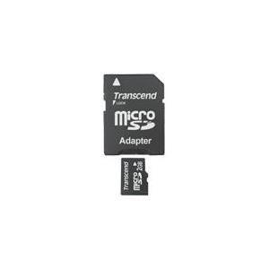 Transcend - Flash-Speicherkarte (SD-Adapter inbegriffen) - 2GB - microSD (TS2GUSD)