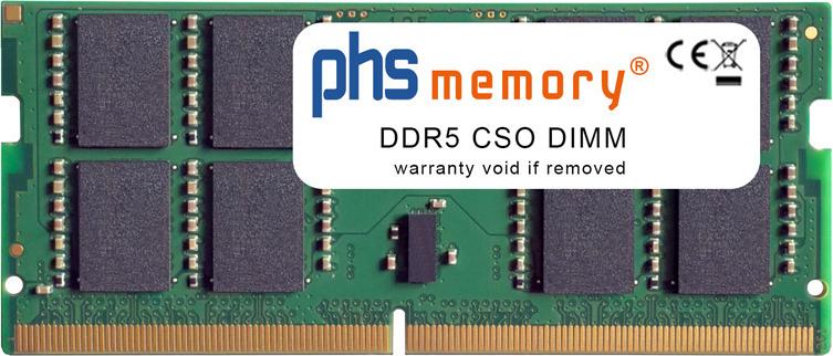 PHS-memory 32GB RAM Speicher kompatibel mit Lenovo ThinkBook 14 2-in-1 G6 IPL (22AR) DDR5 CSODIMM 6400MHz PC5-51200S (SP610329)