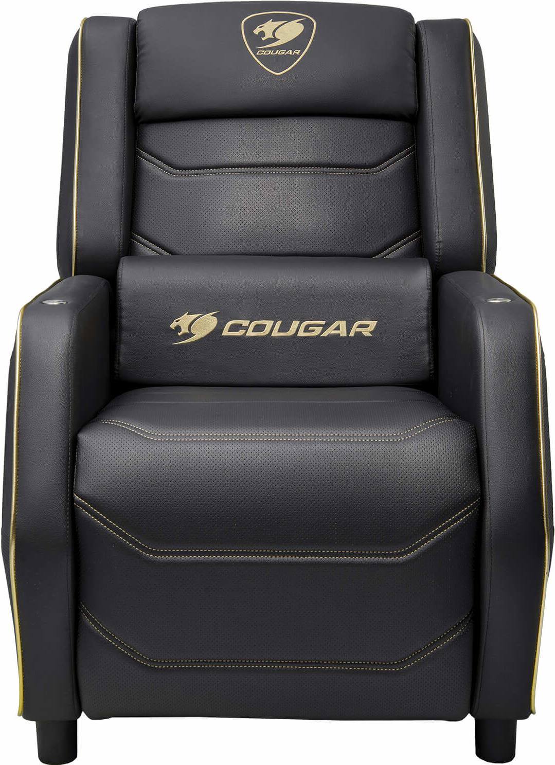 COUGAR Gaming Gaming Sofa Ranger Pro Royal - Gaming-Sessel - 160 kg - Gepolsterter Sitz - Gepolsterte Rückenlehne - Universal - Schwarz (CGR-RGP-GLB)