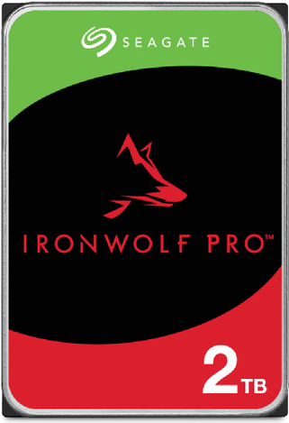Seagate IronWolf Pro ST2000NT001 - Festplatte - 2TB - intern - 3.5 (8,9 cm) - SATA 6Gb/s - 7200 U/min - Puffer: 256MB - mit 3 Jahre Seagate Rescue Datenwiederherstellung (ST2000NT001)