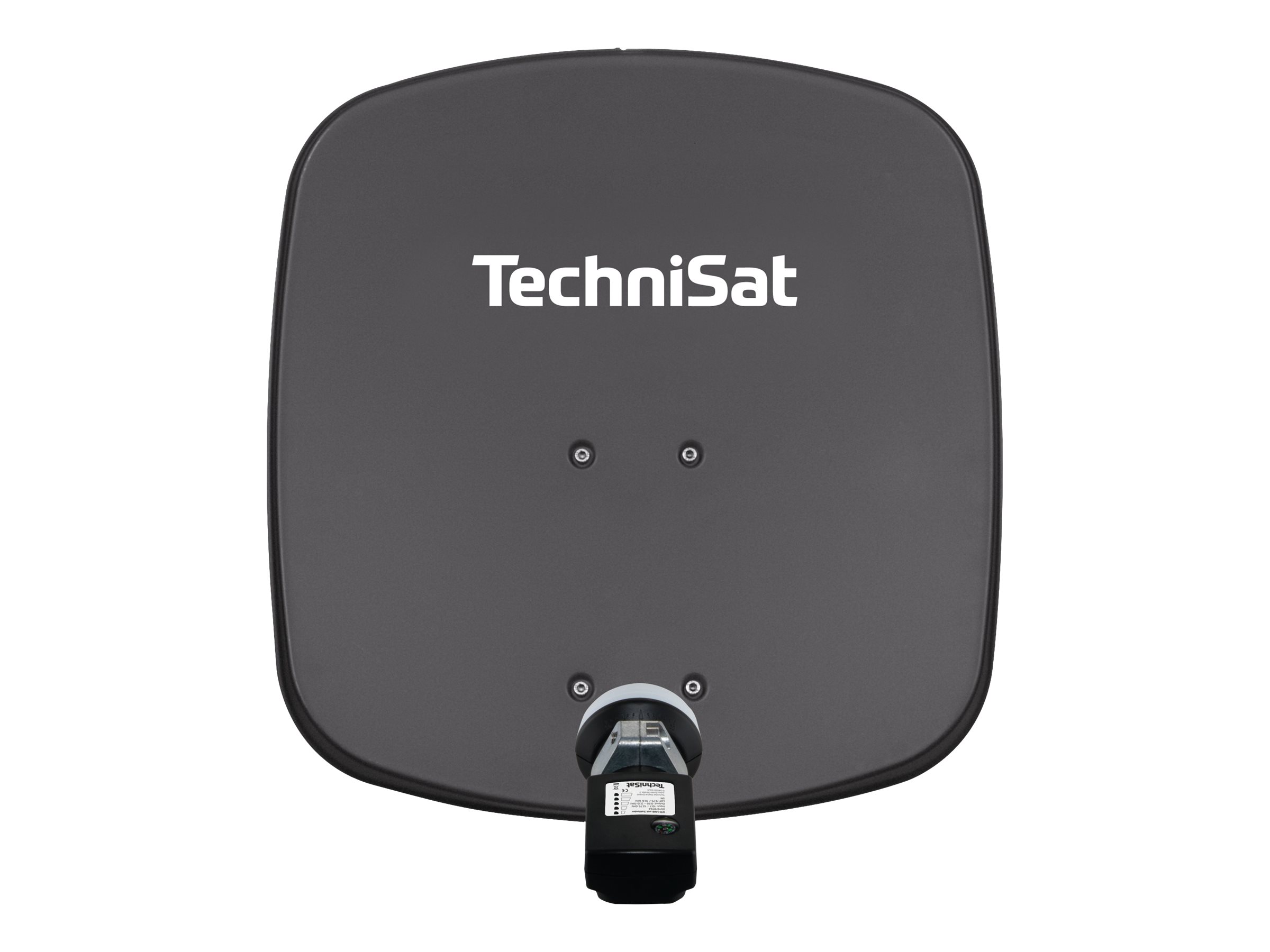 Technisat SAT-Spiegel mit LNB, 45 cm Spiegel, Aluminium, Single LNB (1345/8195)
