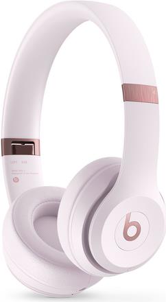 Apple Beats Solo 4 - Kopfhörer mit Mikrofon - On-Ear - Bluetooth - kabellos - 3,5 mm Stecker, USB-C - Geräuschisolierung - Pink Cloud (MUW33ZM/A)