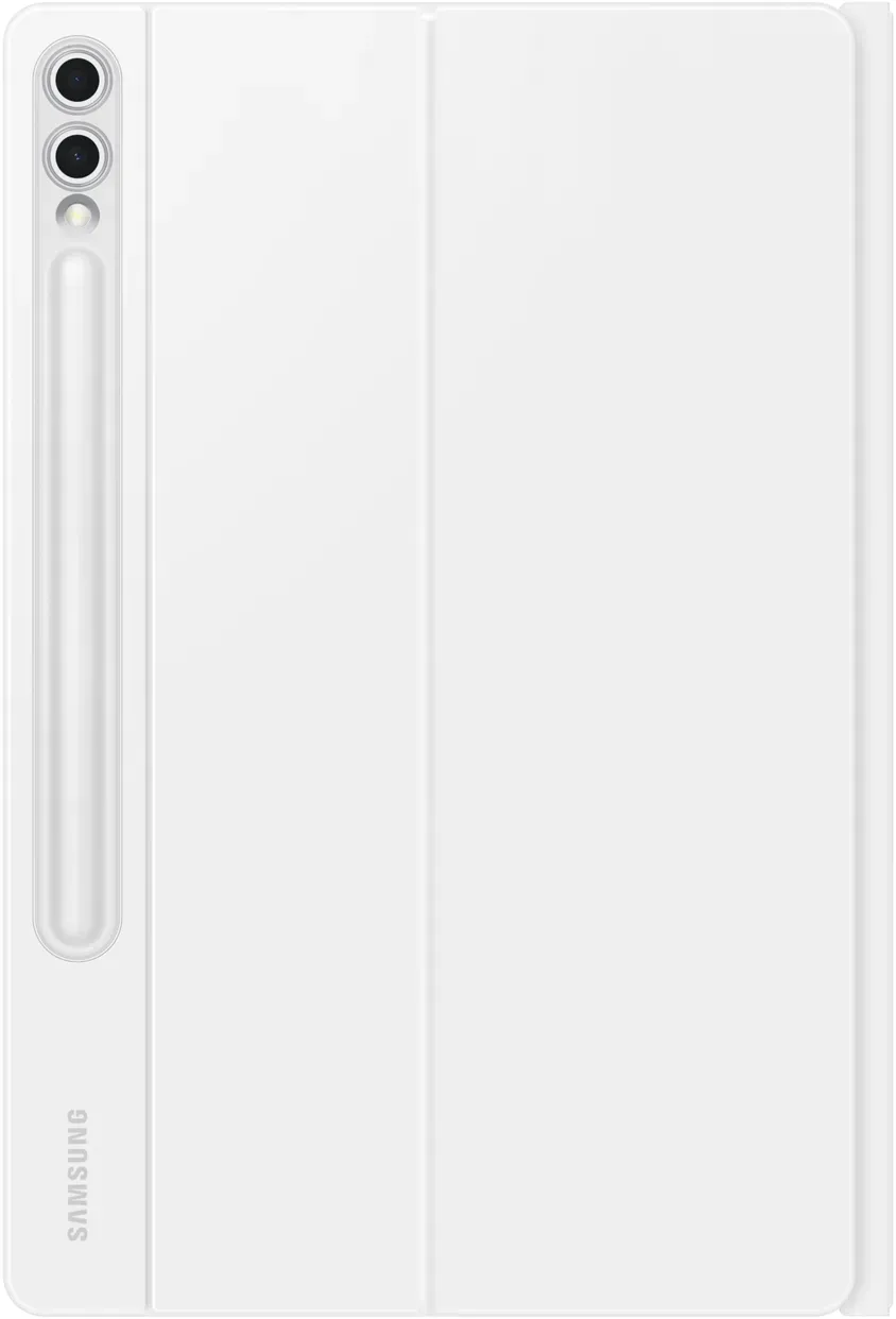 Samsung EF-DX825 - Tastatur und Foliohülle (Buch-Cover) - KI-Taste - mit Touchpad - kabellos - POGO pin, Bluetooth - weiß Tastatur, weiß Gehäuse - für Galaxy Tab S10+, Tab S9 FE+, Tab S9+ (EF-DX825BWGGDE)