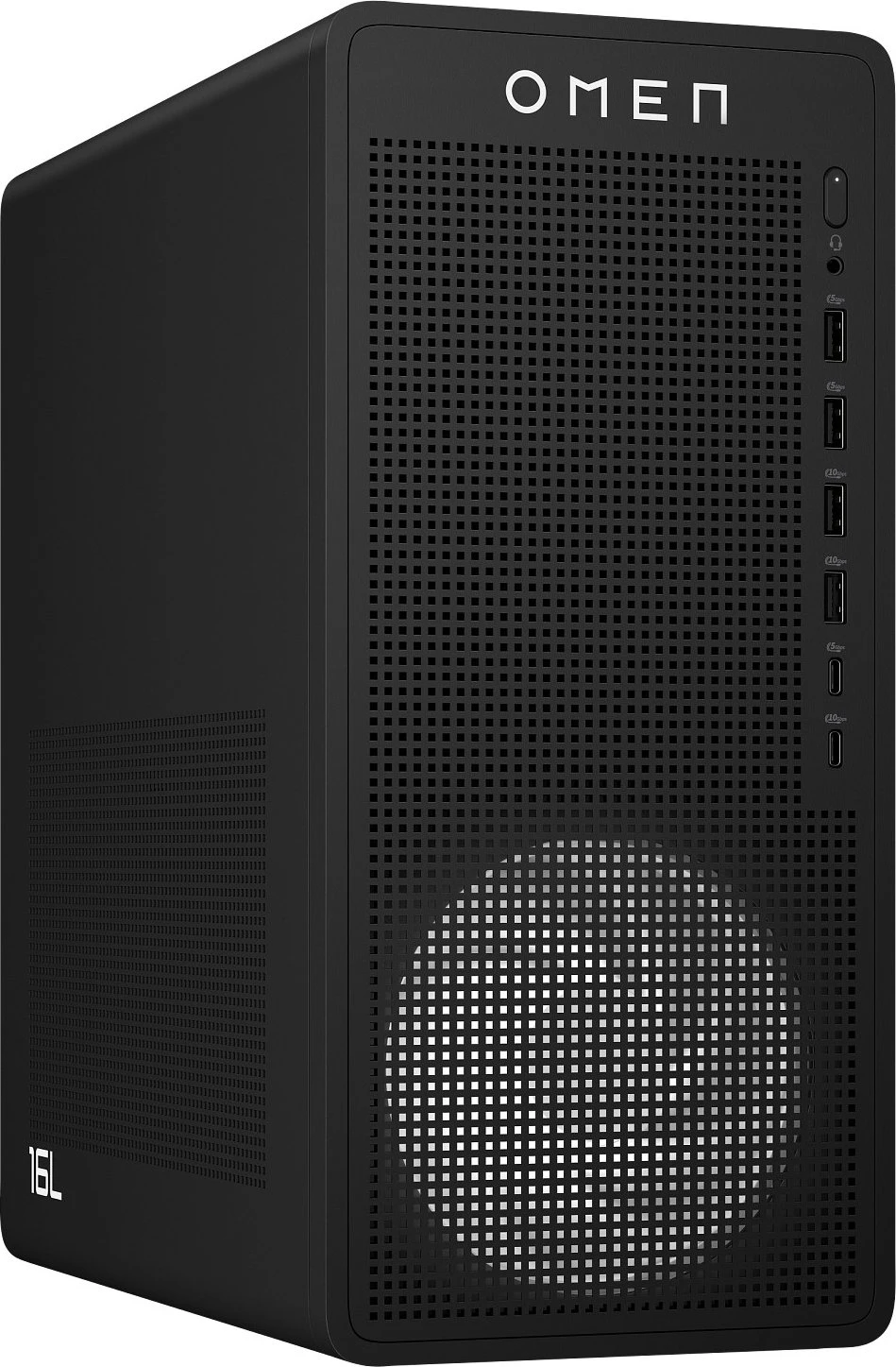 HP OMEN by HP - Komplettsystem - 4,7 GHz - RAM: 16 GB DDR5 - HDD: 1.000 GB - Radeon 9000, Radeon RX 9060 XT, Radeon RX 9060 (CM9D0EA#ABD)