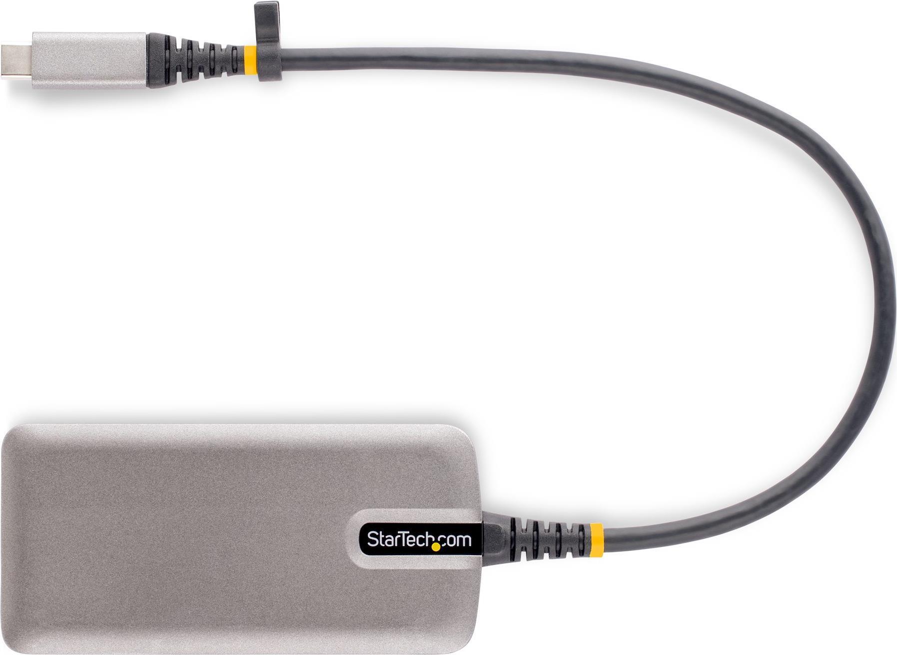 StarTech.com USB-C Multiport Adapter - 4K 60Hz HDMI - 3 Port USB Hub - 100W PD - Works with Chromebook-Laptop Dockingstation - Reiseadapter/Mini Dock - Windows/macOS/Chrome OS (104B-USBC-MULTIPORT)