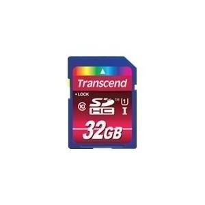 Transcend - Flash-Speicherkarte - 32GB - Class 10 - SDHC UHS-I (TS32GSDHC10U1)