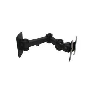 Lindy LCD Multi Joint Wall Bracket - Befestigungskit (Wandbefestigung, 3 Gelenkarme) für LCD-Display - Schwarz - Montageschnittstelle: 100 x 100 mm, 75 x 75 mm (40765)