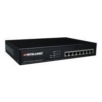 Intellinet 8-Port PoE+ Desktop Gigabit Switch - Switch - 4 x 10/100/1000 (PoE) + 4 x 10/100/1000 (PoE+) - an Rack montierbar - PoE+ (130 W)