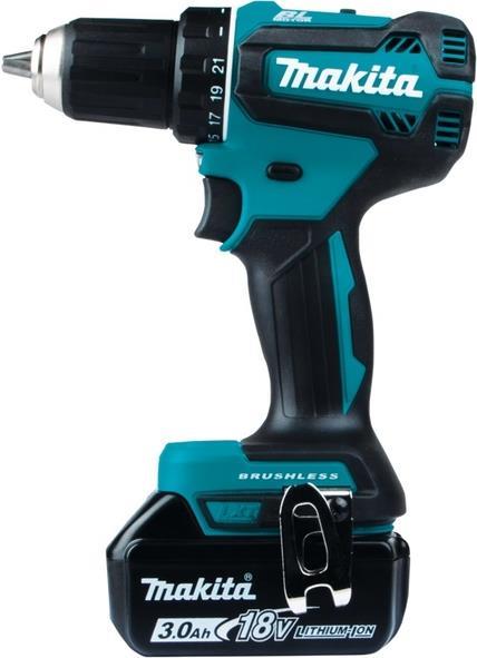 Makita DDF485RFJ Bohrmaschine Ohne Schlüssel 1900 U/min Schwarz - Blau 1,7 kg (DDF485RFJ)