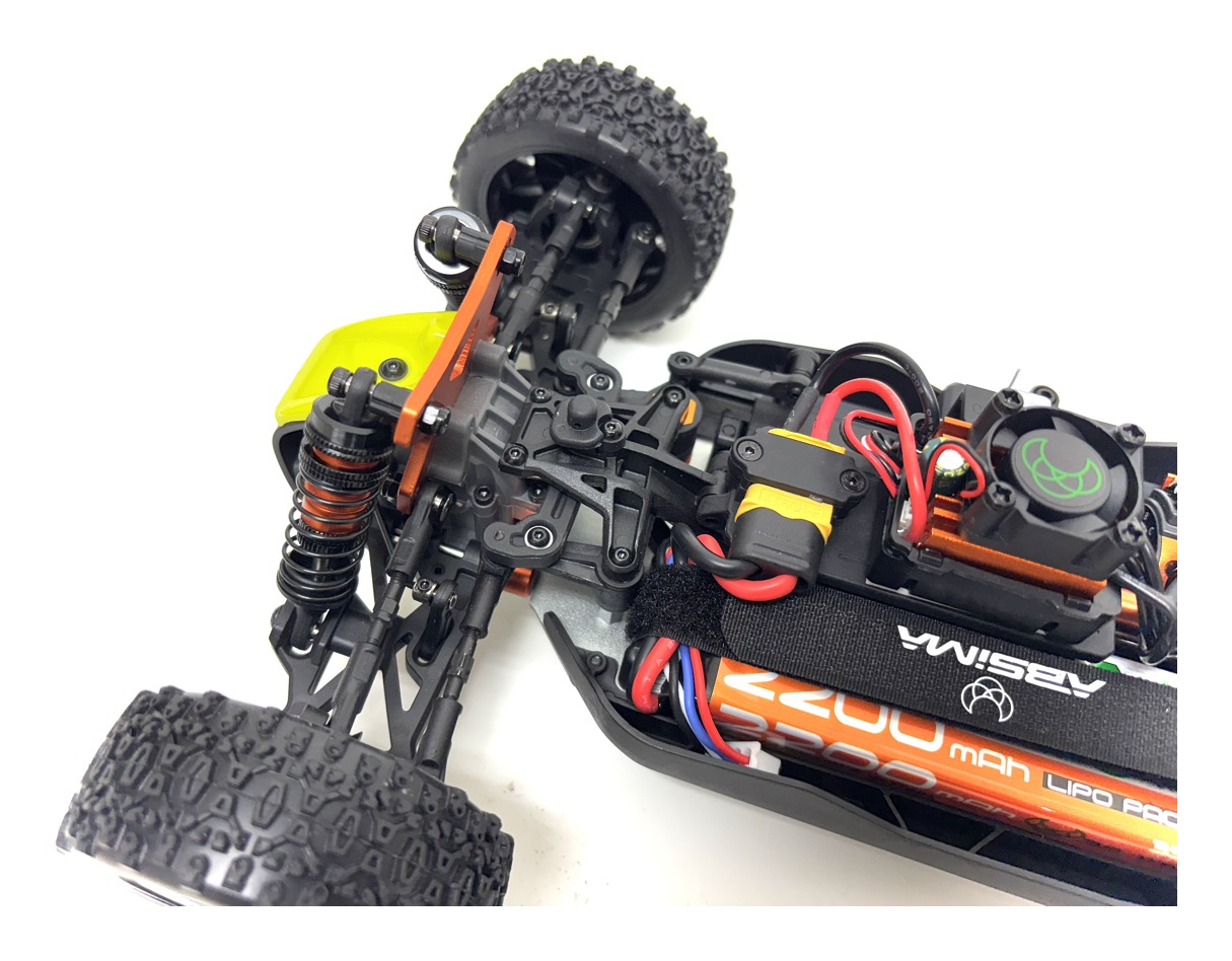 Absima 1:12 EP Buggy Neon Furry 4WD BL RTR Purple Brushless 1:12 RC Modellauto Elektro Buggy Allradantrieb (4WD) RtR 2,4 GHz Inkl. Akku und Ladegerät (12120)