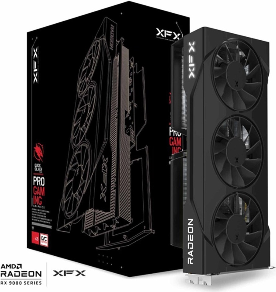 XFX VGA 16GB RADEON RX9060XT SWIFT OC Gaming WHITE 2xDP/1xHDMI SWIFT AMD Radeon RX 9060XT OC Triple Fan Gaming Ed (RX-96TS316B7)