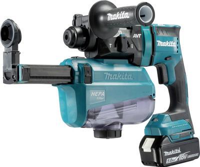 Makita DHR182RTWJ - Bohrhammer - schnurlos - 3 Modi - SDS-plus - 1.7 Joules - 2 Akkus - 18 V