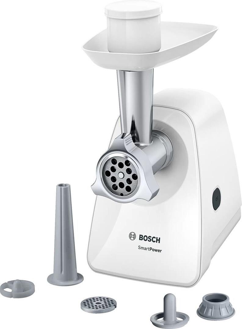 Bosch MFW2520W Fleischwolf 1500 W Edelstahl - Weiß (MFW2520W)