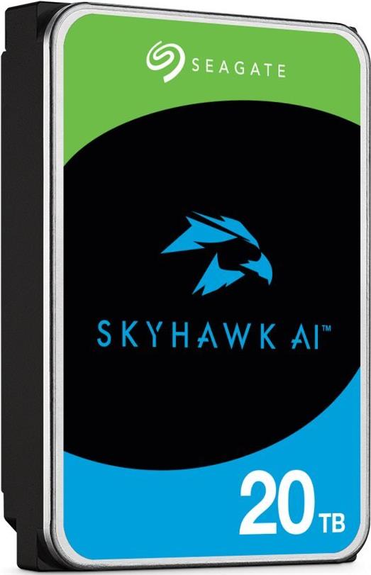 Seagate SkyHawk AI ST20000VE003 - Festplatte - 20TB - intern - 3,5 (8,9 cm) - SATA 6Gb/s - Puffer: 512MB - mit 3 Jahre Seagate Rescue Datenwiederherstellung (ST20000VE003)