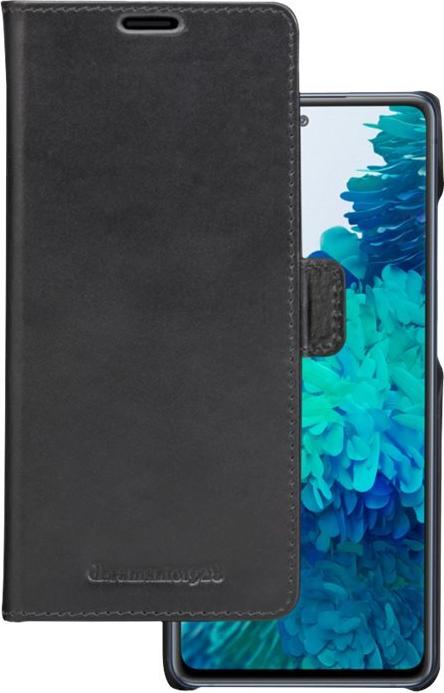 dbramante1928 Lynge - Flip-Hülle für Mobiltelefon - genarbtes Leder - Schwarz - für Samsung Galaxy S21 FE 5G (LYSFBL001405)