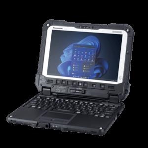Panasonic TOUGHBOOK G2 mk3, 25,7cm (10,1), GPS, USB, BT, Ethernet, WLAN, 5G, SSD, Win. 11 Pro, schwarz Tablet PC, Fully Rugged, Bildschirmdiagonale: 25,7 cm (10,1), kapazitiv, Auflösung: 1920x1200 Pixel, GPS, Kamera (8 MP), Front-Kamera (2 MP), Helligkeit