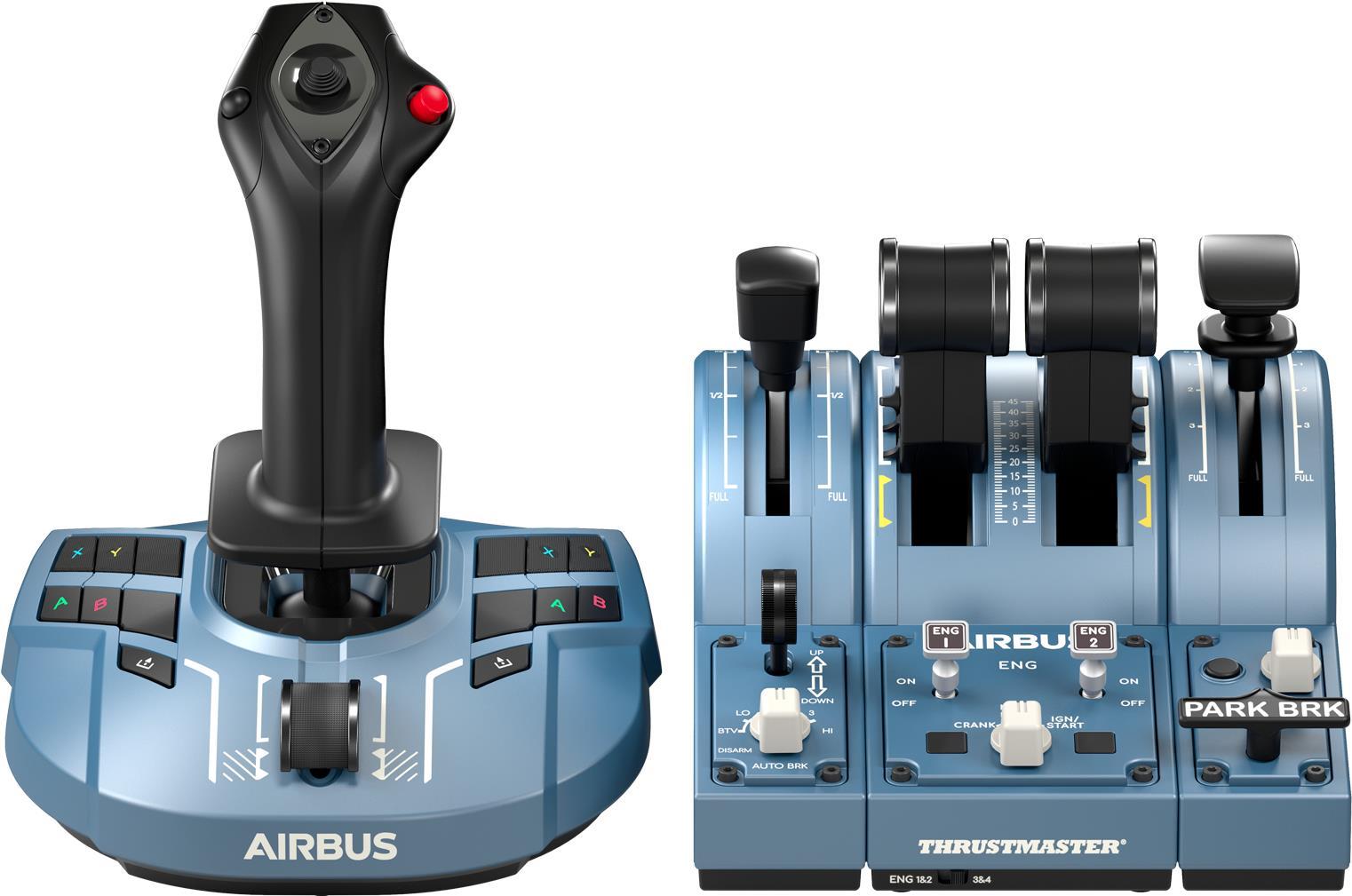ThrustMaster TCA Captain Pack X Airbus Edition - Joystick und Gasregler - kabelgebunden - für PC, Microsoft Xbox One, Microsoft Xbox Series S, Microsoft Xbox Series X (4460217)