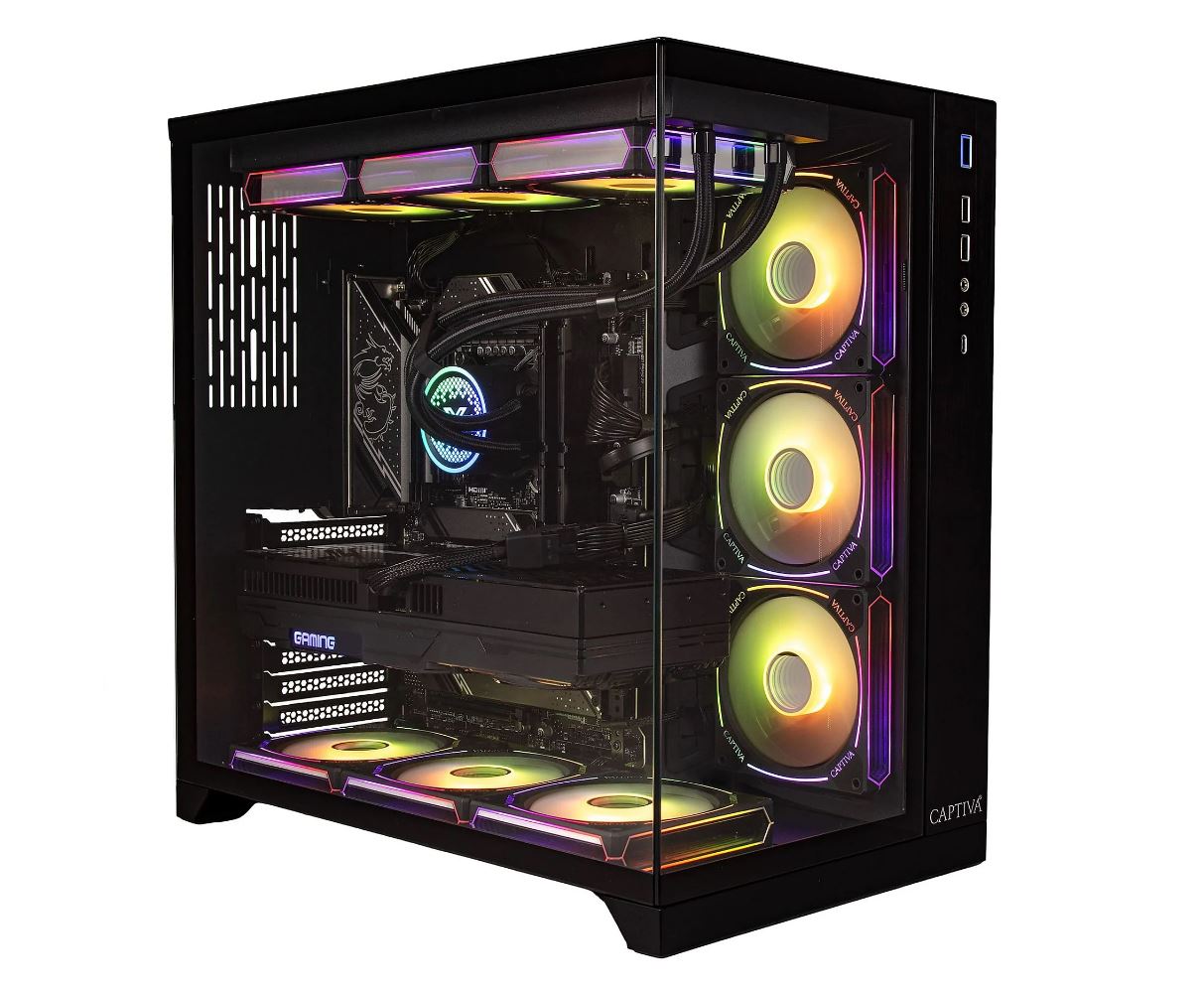 CAPTIVA Advanced Gaming I93-123, Gaming-PC mit Intel® Core i7 14700KF Prozessor, 32 GB RAM, 2 TB SSD, NVIDIA GeForce RTX 5060 GeForce® RTX 5060, FreeDOS (92123)