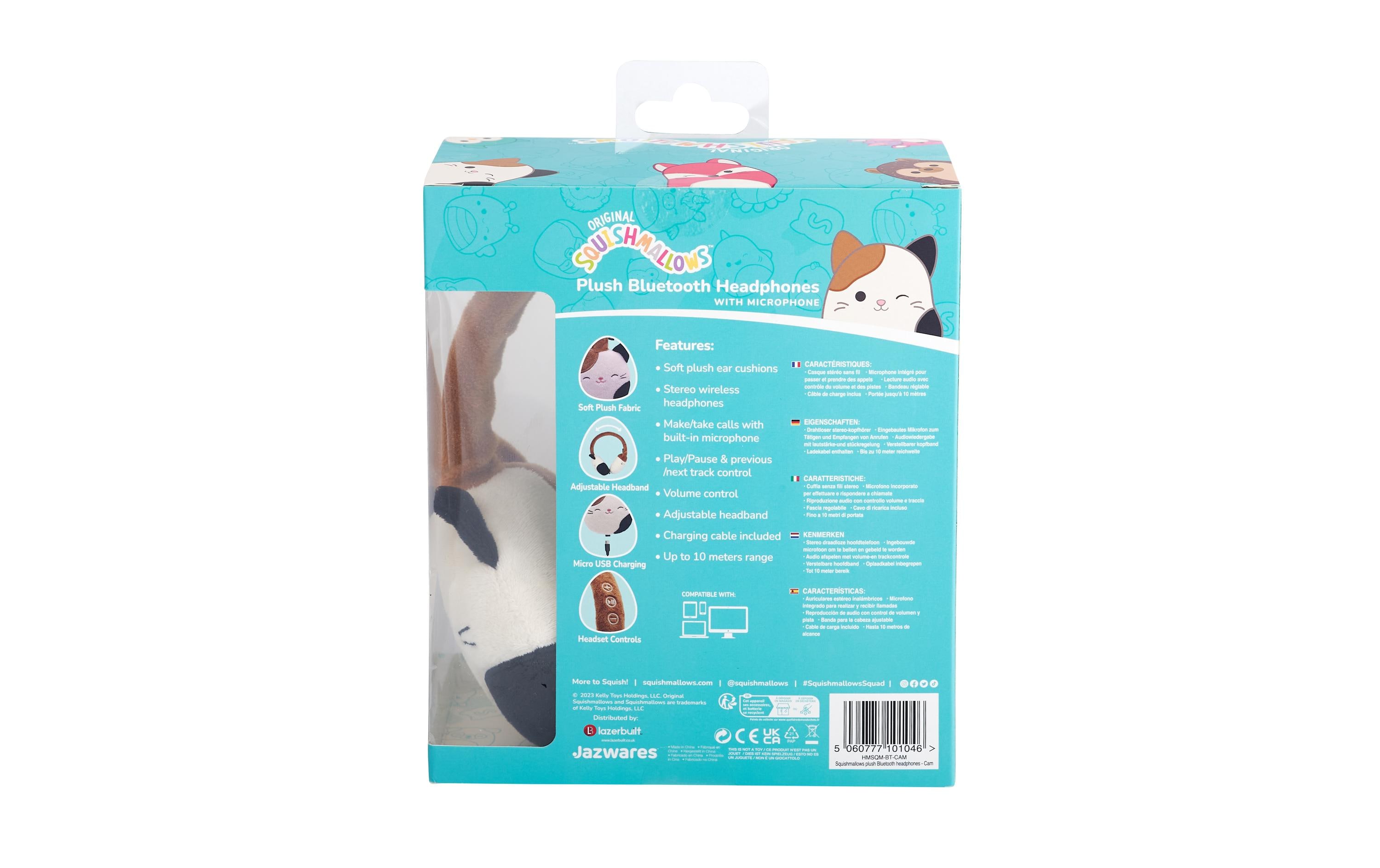 Lazerbuilt Headset Bluetooth Squismallows plush Cam - Headset (HMSQM-BT-CAM)