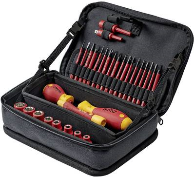 Wiha slimVario electric 7209N - Werkzeugset - 32 Stücke - in multifunctional flexible bag (43465)