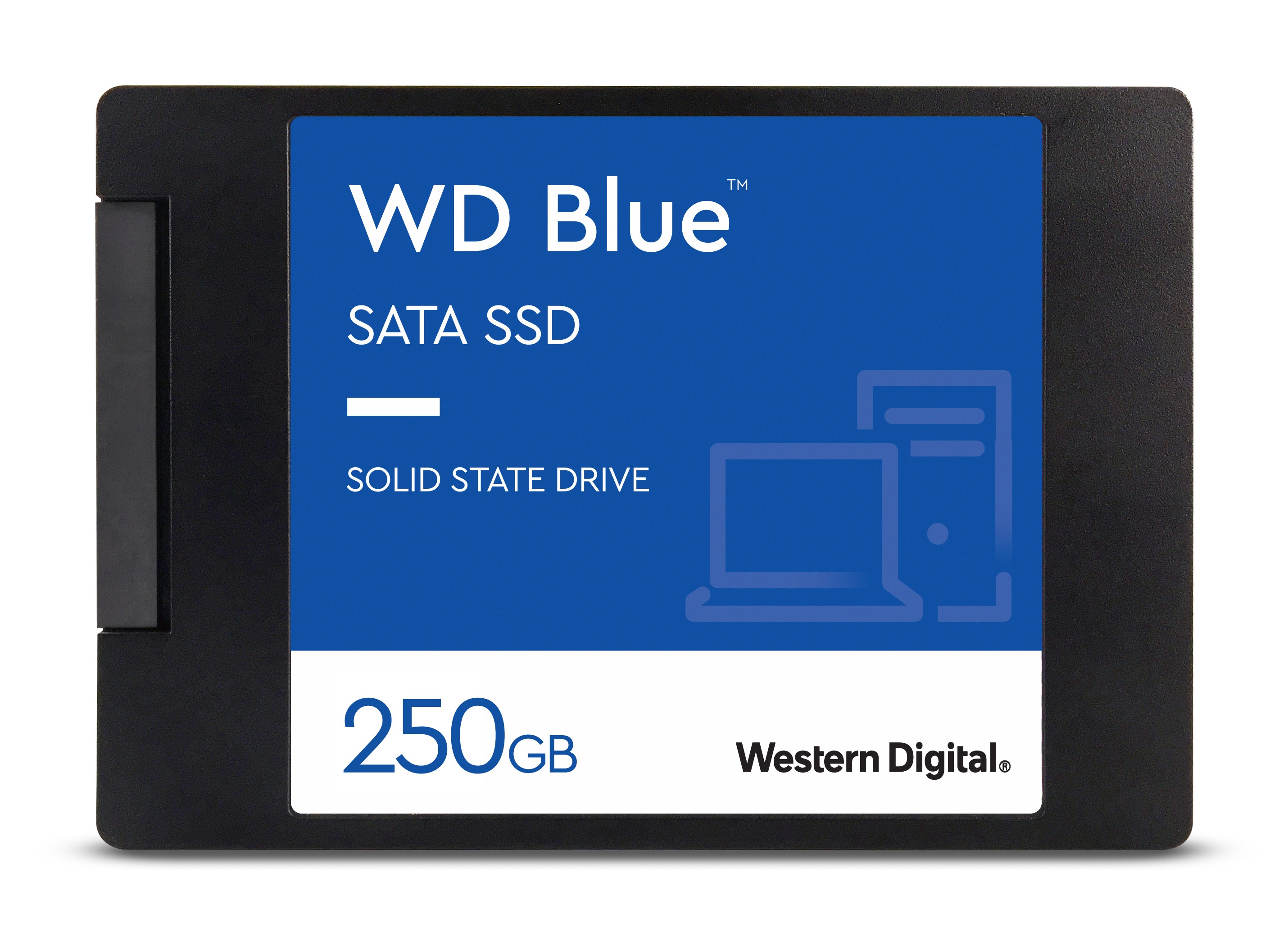 WD Blue 3D NAND SATA SSD WDS250G2B0A - SSD - 250 GB - intern - 2.5 (6.4 cm) - SATA 6Gb/s