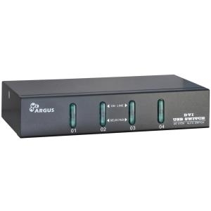 Inter-Tech Argus KVM-AS-41DA - KVM-/Audio-Switch - 4 x KVM/Audio - Desktop (88887201)