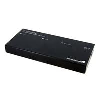 StarTech.com 2 Port DVI Video Splitter mit Audio - Video-/Audio-Splitter - 2 x DVI + 2 x Audio - Desktop (ST122DVIA)