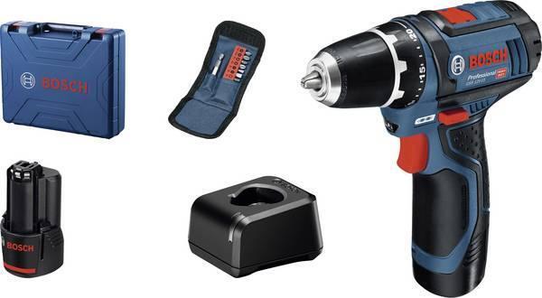 Bosch Professional GSR 12V-15 -Akku-Bohrmaschine 12 V inkl. 2. Akku, inkl. Koffer (060186810G)
