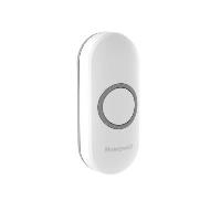 Honeywell Zubehör Vertikaler Funk Taster LED-Anzeige weiß Funk-Reichweite von bis zu 200 m, keine Verdrahtung - mit LED-Funktionsanzeige - Geheime Klopffunktion - Wasserdicht (IP55) - Beliebig viele Gongs an einen Taster anlernbar (DCP311)