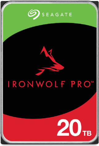 Seagate IronWolf Pro ST20000NT001 - Festplatte - 20TB - intern - 3.5 (8,9 cm) - SATA 6Gb/s - 7200 U/min - Puffer: 256MB - mit 3 Jahre Seagate Rescue Datenwiederherstellung (ST20000NT001)