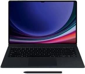 Samsung EF-DX820 - Tastatur und Foliohülle (Buch-Cover) - schlank, KI-Taste - kabellos - POGO pin, Bluetooth - Schwarz Tastatur, Schwarz Gehäuse - für Galaxy Tab S10+, Tab S9 FE+, Tab S9+ (EF-DX820UBEGWW) - Sonderposten