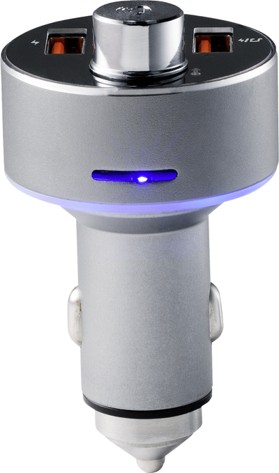 Renkforce RF-CAR-100 FM-Transmitter Zigarettenanzünder Grau (RF-CAR-100)