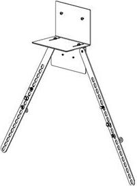 Barco ClickShare - Befestigungskit (Montage) - für TV - für ClickShare Bar Core, Bar Pro (R8788649K)