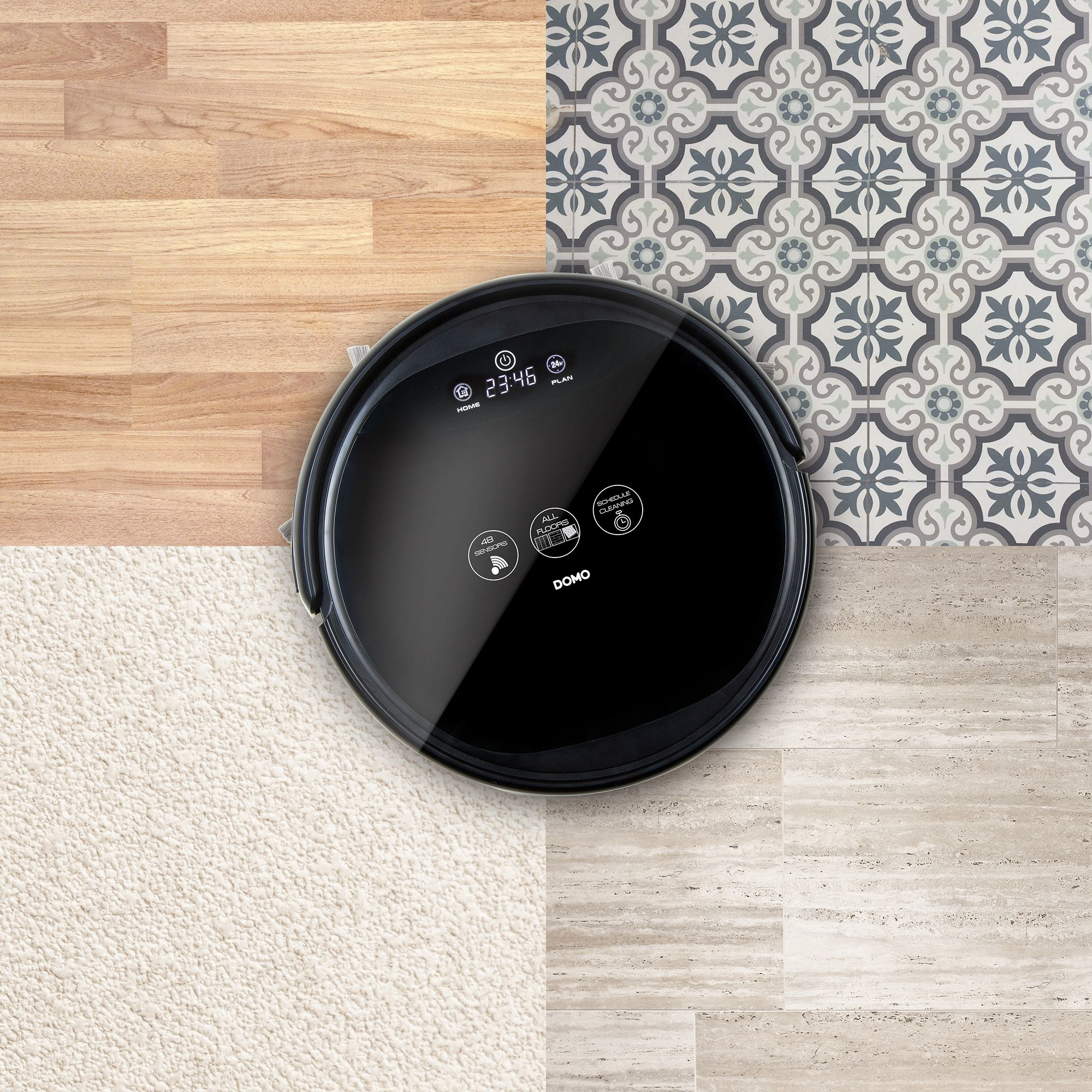 Domo Roboter Staubsauger Robot Vacuum Cleaner VC (DO7293S)