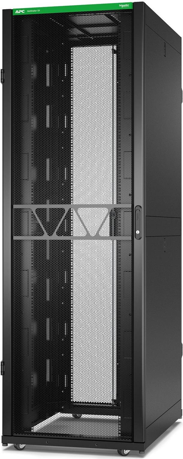 APC NetShelter SX Gen 2 - Schrank Netzwerkschrank - 2258 (H) x 750 (B) x 1070 (T) mm, mit Seiten - bodenstehend - Schwarz - 48U - 48.3 cm (19) (AR3157B2)