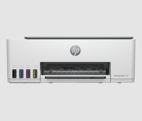 HP Inc. HP Smart Tank 5105 All-in-One - Multifunktionsdrucker - Farbe - Tintenstrahl - nachfüllbar - Legal (216 x 356 mm) (Original) - A4/Legal (Medien) - bis zu 10 Seiten/Min. (Kopieren) - bis zu 12 Seiten/Min. (Drucken) - 100 Blatt - USB 2.0, Wi-Fi(n),