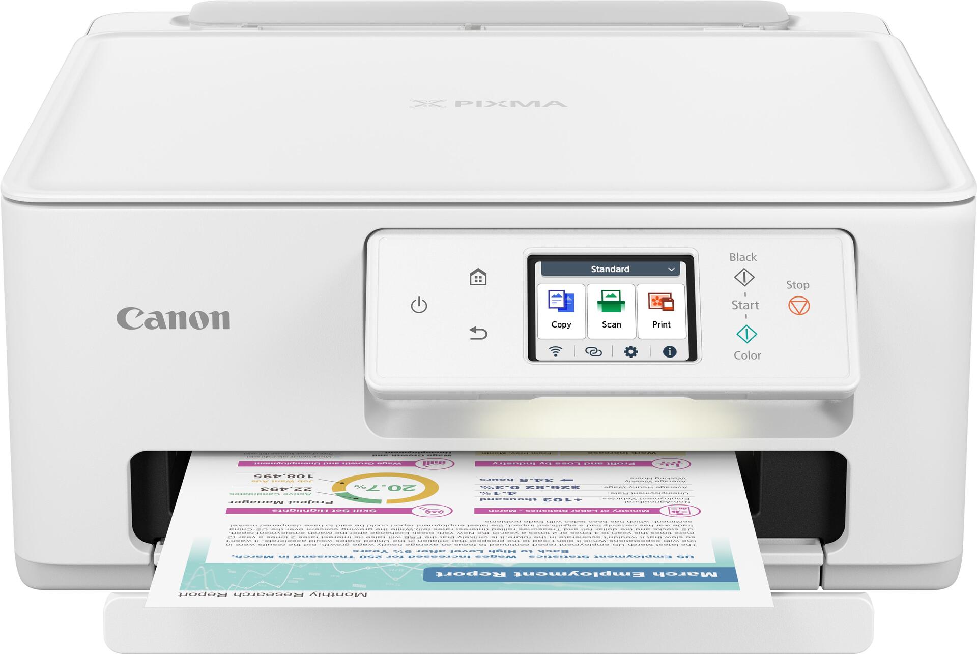 Canon PIXMA TS7650i - Multifunktionsdrucker - Farbe - Tintenstrahl - Legal (216 x 356 mm) (Original) - A4/Legal (Medien) - 200 Blatt - USB 2,0, Wi-Fi(n) (6256C006)