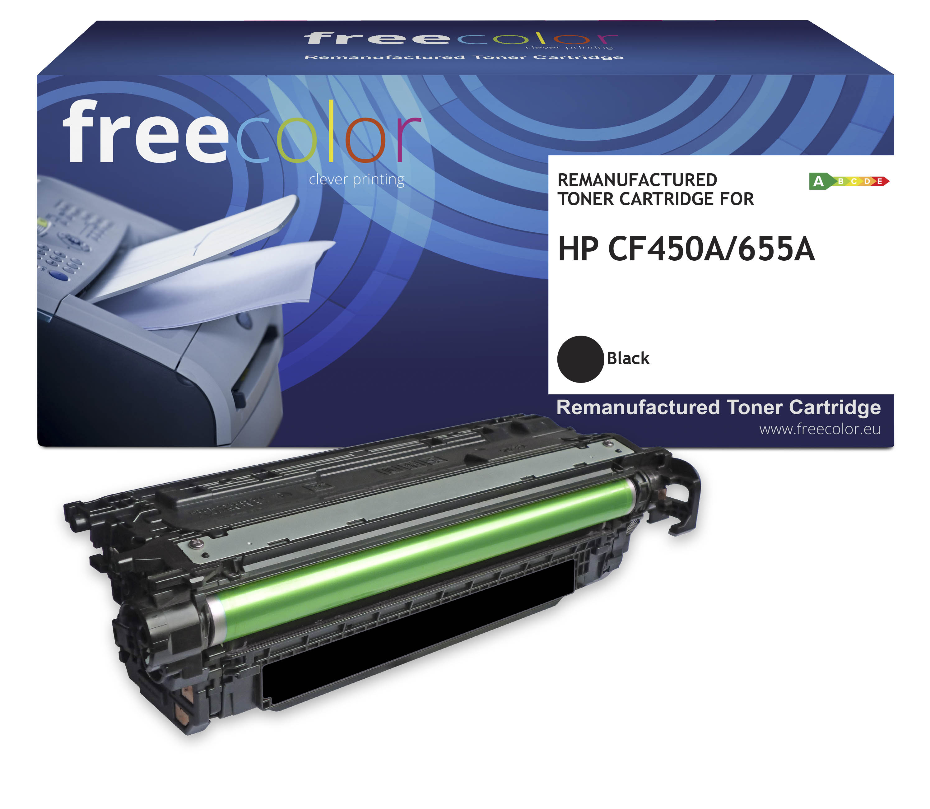 freecolor M652K-FRC Toner einzeln ersetzt HP CF450A Schwarz 12500 Seiten Kompatibel Toner (CF450A)