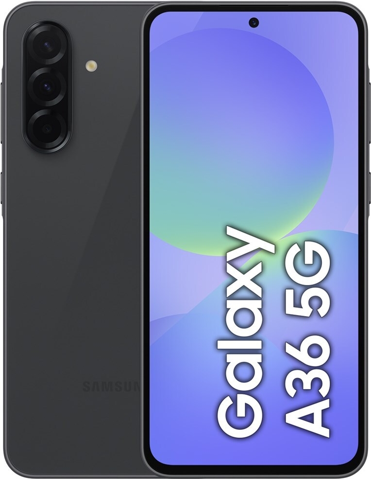 Samsung Galaxy A36 5G Smartphone 128GB Awesome Black - 6,7 Super AMOLED 120Hz (SM-A366BZKBEUB)