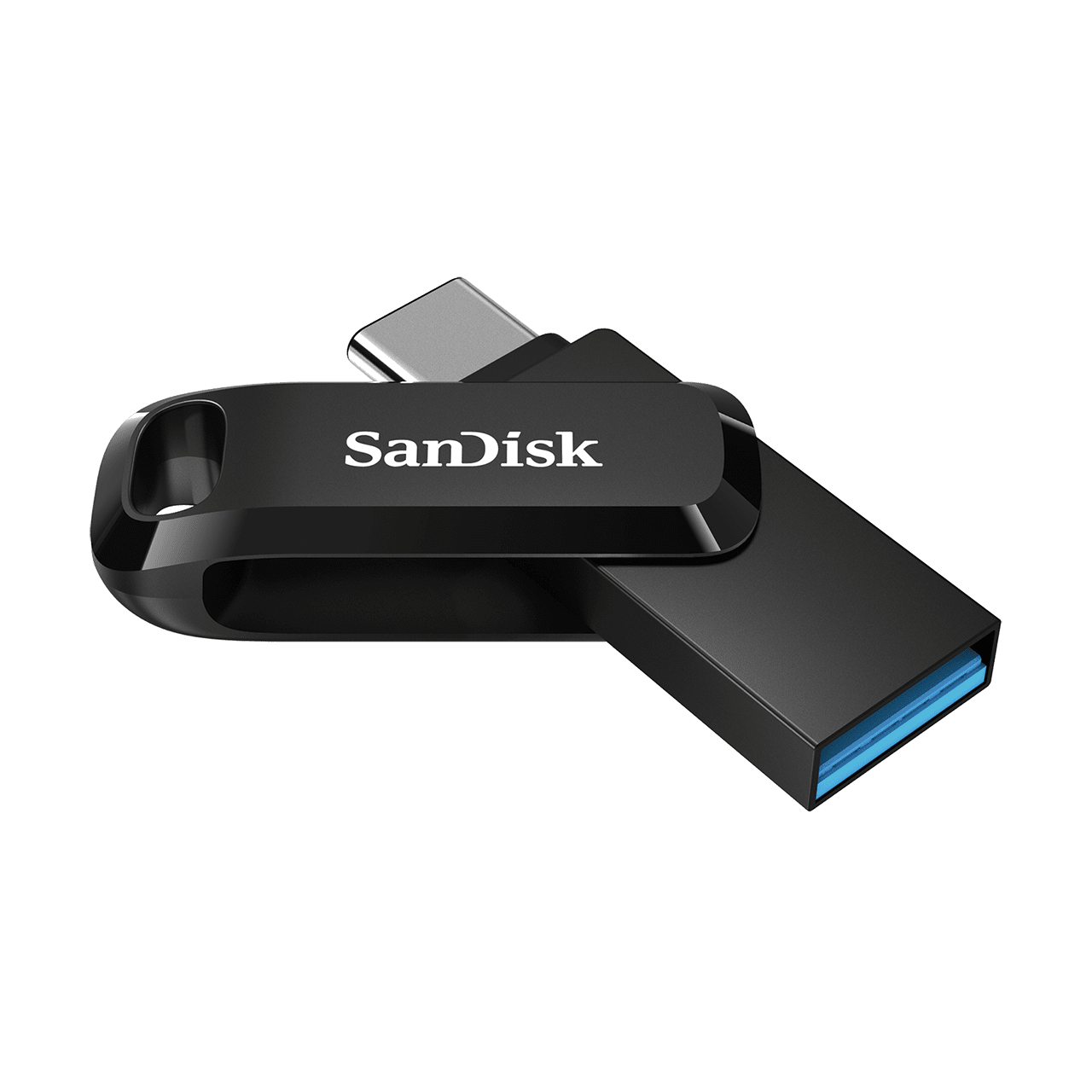 SanDisk Ultra Dual Drive Go - USB-Flash-Laufwerk - 128GB - USB 3,2 Gen 1 / USB-C - Schwarz (SDDDC3-128G-G46)