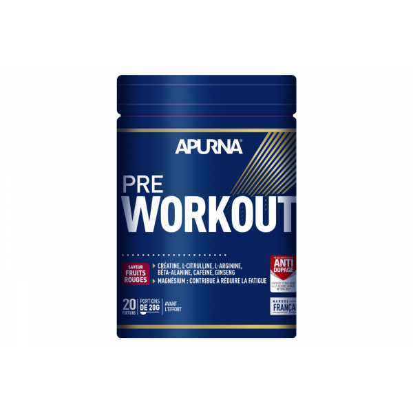 Nahrungsergänzungsmittel Topf Apurna Preworkout